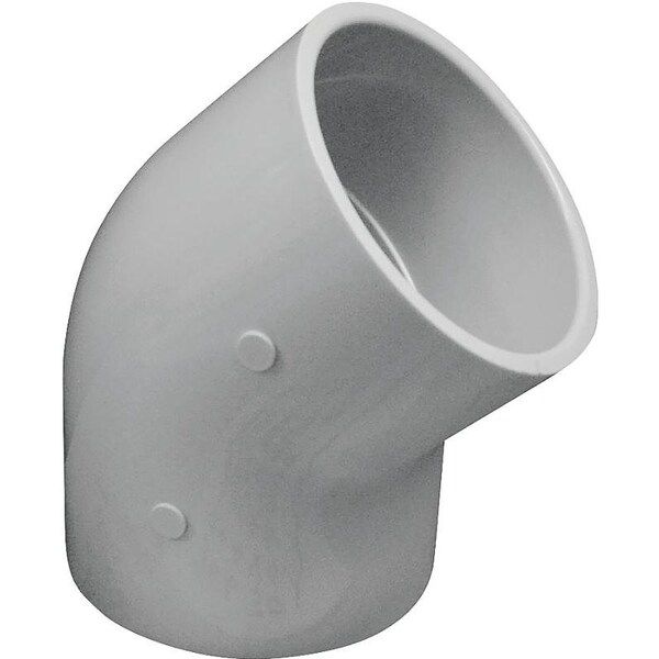 Genova LASCO 417040BC Pipe Elbow, 4 in, Slip, 45 deg Angle, PVC, SCH 40
